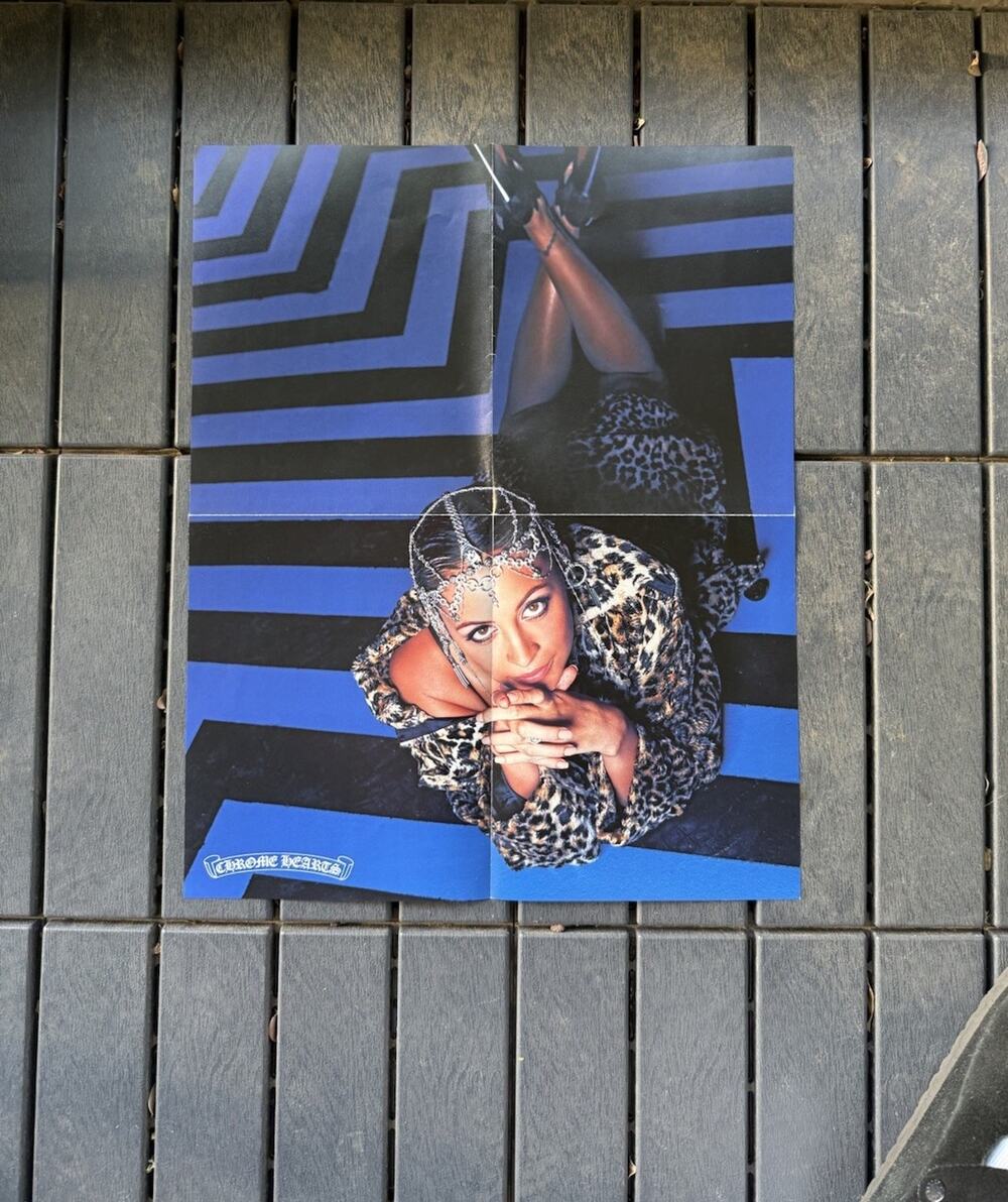 Chrome Hearts Rare Vintage 15x19 Poster Nicole Richie Alien Double Sided